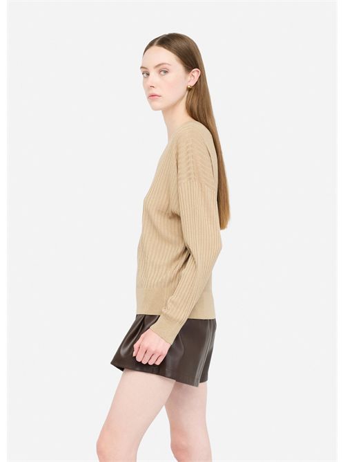 Maglia con scollo a V LIU JO | MF5390MS46J/04869